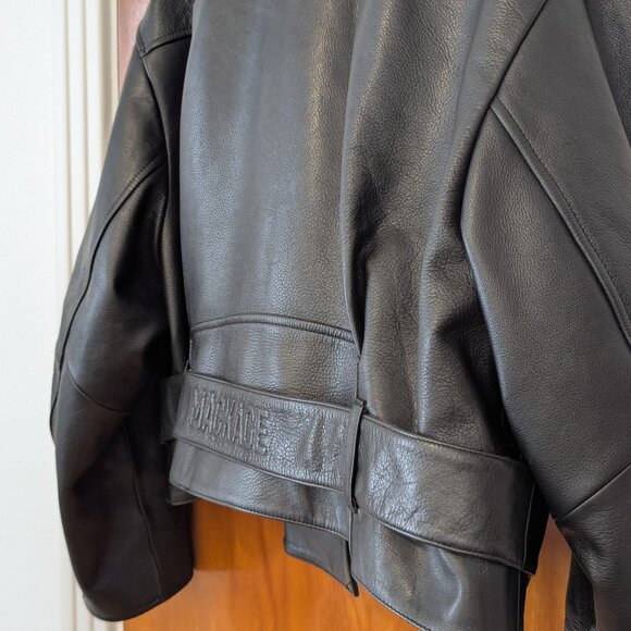 Mackage Xenia Cropped Leather Jacket (XL) - Picture 5 of 16